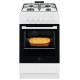 Electrolux gāzes plīts ar elektrisko cepeškrāsni, 50cm, balta - LKK520032W