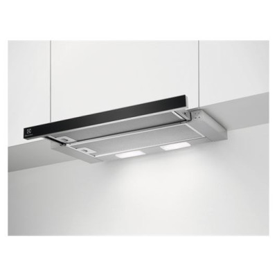 Electrolux izvelkams tvaika nosūcējs, 60 cm, C, pelēks - LFP326AB