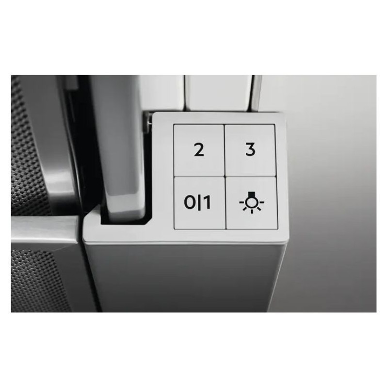 Electrolux izvelkams tvaika nosūcējs, 60 cm, C, pelēks - LFP326AB