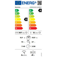 Electrolux veļas mazg.mašīna ar žāvētāju (front.ielāde), melna, 10 kg - EW8W261BG