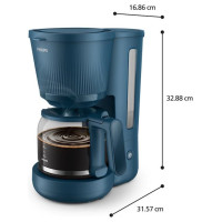 Philips 3000. sērijas Basic Kafijas automāts, 1080 W, zils - HD7411/70