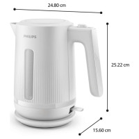 Philips 3000. sērijas Basic tējkanna, 1.7L, balta - HD9411/00