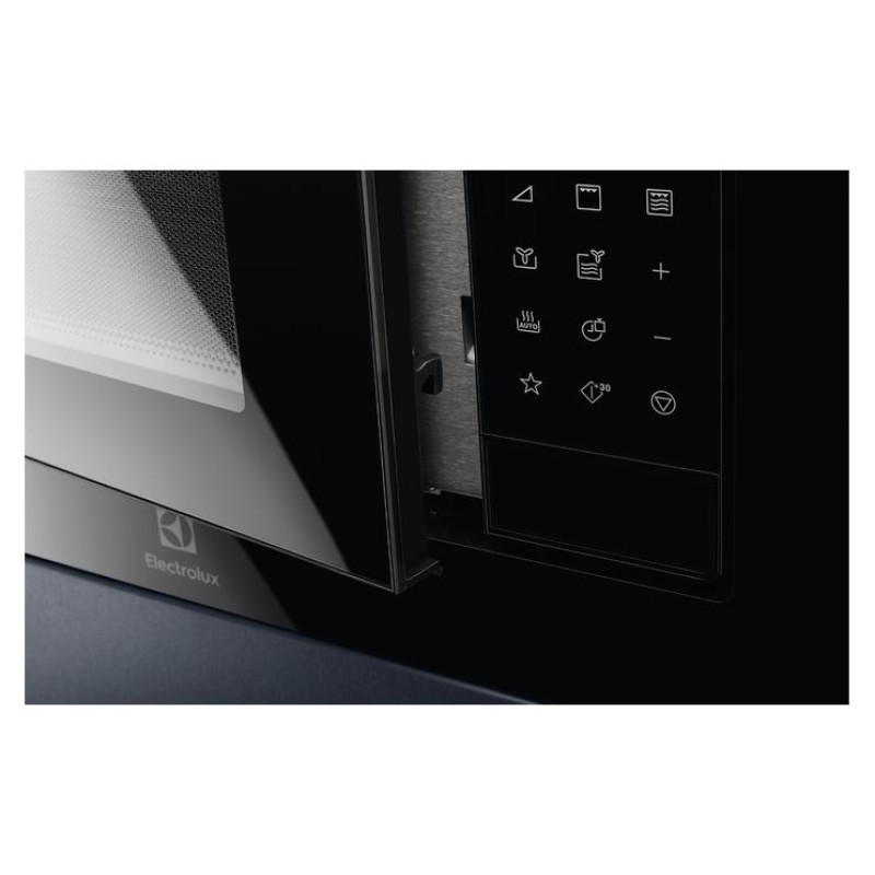 Electrolux mikroviļņu krāsns (iebūv.), melna/nerūsējo&scaron;a tērauda, 25l - LMS4253TMX