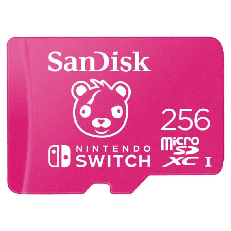 Sandisk Nintendo MicroSD UHS I Card - Fortnite Edition, Cuddle Team, 256GB