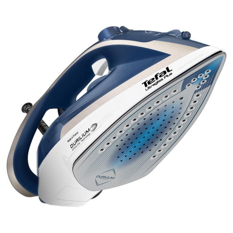 Tefal Ultragliss Plus tvaika gludeklis, 2800W, zila/balta - FV6812