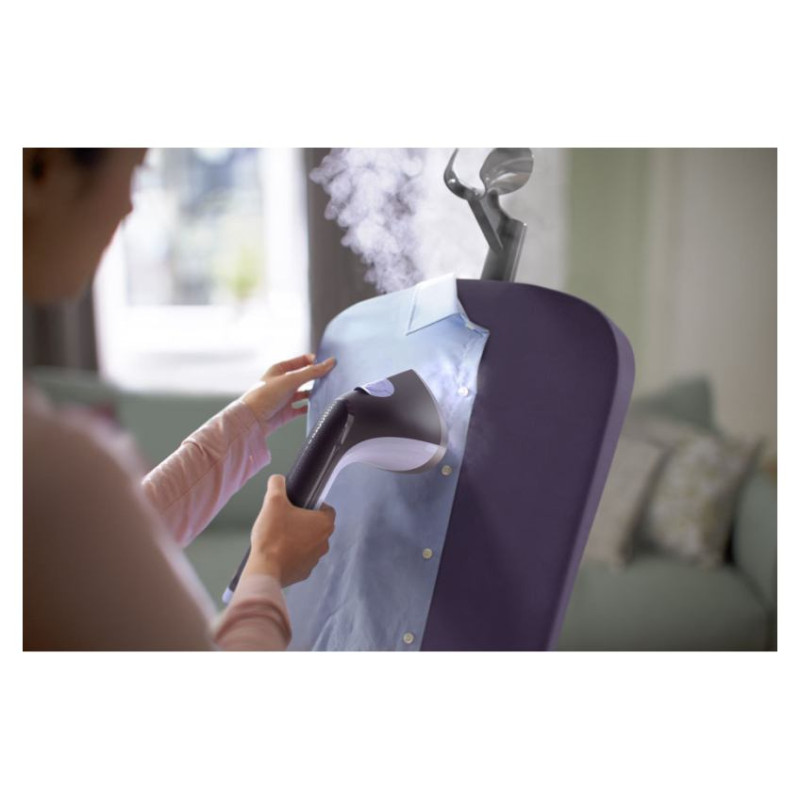 Philips Tvaika gludeklis ar statīvu un iebūvētu StyleBoard, 2000W, violets - STE3180/30