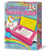 4M KidzMaker DIY komplekts Vienradžu nospiedumu mākslas studija