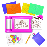 4M KidzMaker DIY komplekts Vienradžu nospiedumu mākslas studija