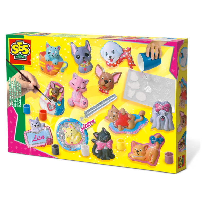 SES Ģip&scaron;a figūra: Kaķi un suņi