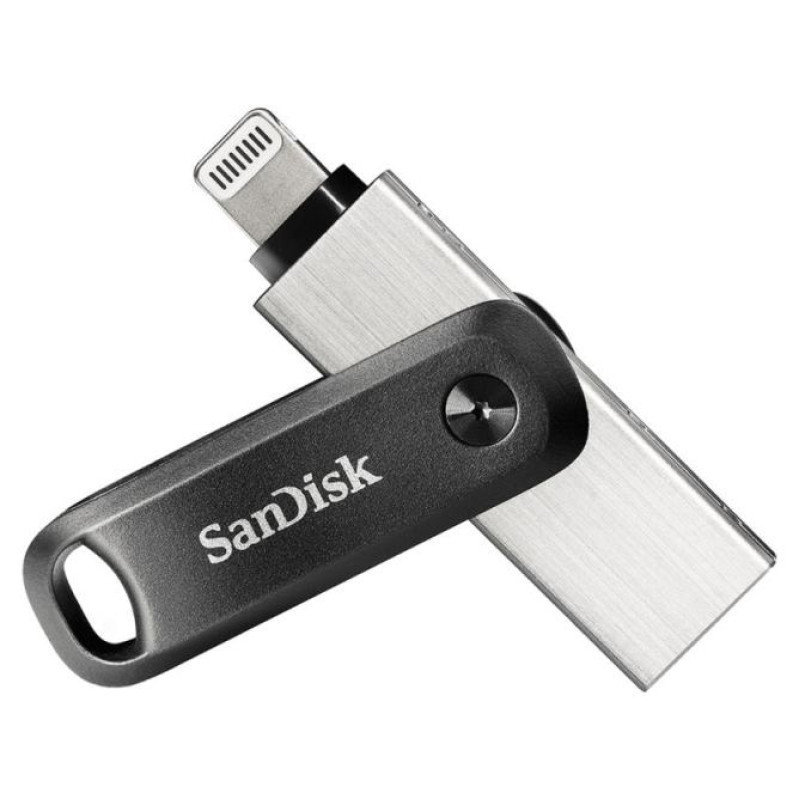 Sandisk iXpand Flash Drive Go 128GB - USB3.0 + Lightning - for iPhone and iPad
