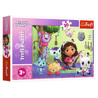 Trefl GABBY´S DOLLHOUSE Puzle, 30 gab.