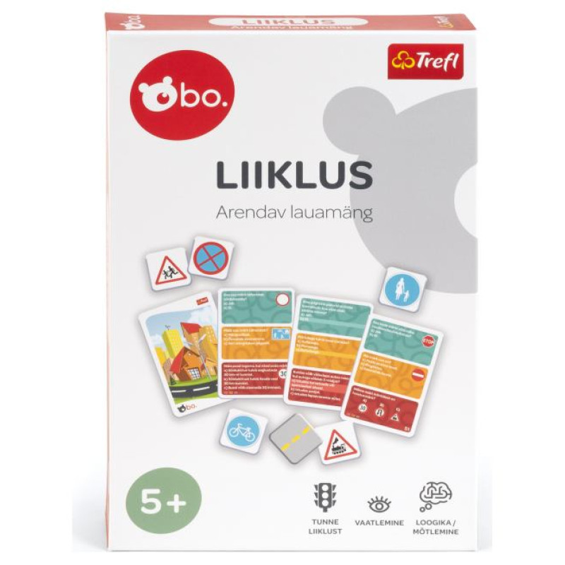 BO. Развивающая настольная игра "Дорожное движение" (на эстонском языке)