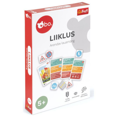BO. Развивающая настольная игра "Дорожное движение" (на эстонском языке)