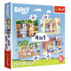 Trefl BLUEY Pužļu komplekts 4in1