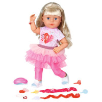Baby Born Lelle māsa Style & Play, blondīne, 43 cm