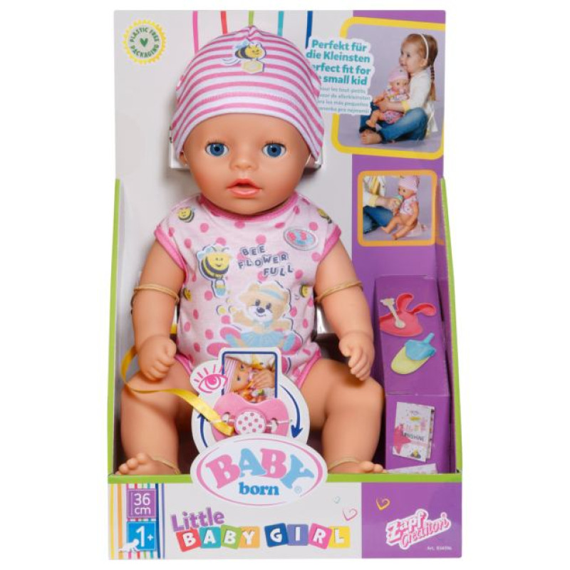 Baby Born Lelle Little meitenīte, 36 cm