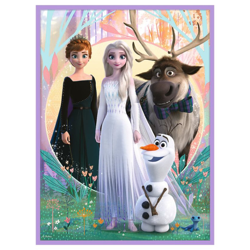 Trefl FROZEN Puzle 30+48+24 memo Ledus Sirds 2
