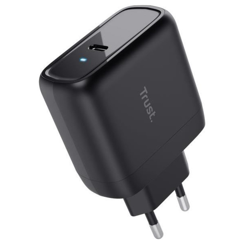 Trust MOBILE CHARGER WALL MAXO 65W/USB-C BLACK 24817 TRUST
