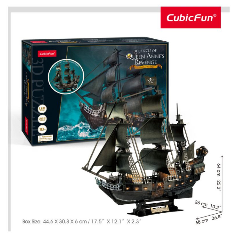 Cubic Fun CUBICFUN 3d BL puzle Karalienes Annas atriebība