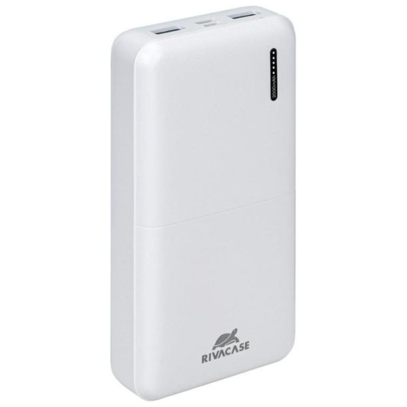 Rivacase POWER BANK USB 20000MAH/VA2572 WHITE RIVACASE