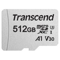 Transcend MEMORY MICRO SDXC 512GB W/A/TS512GUSD300S-A TRANSCEND