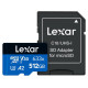 Lexar MEMORY MICRO SDXC 512GB UHS-I/W/ADAPTER LSDMI512BB633A LEXAR
