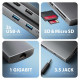 Axagon I/O HUB USB-C 9IN1 5GBPS/0.2M HMC-8HLSA AXAGON