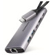 Axagon I/O HUB USB-C 6IN1 10GBPS/0.15M HMC-6G2L AXAGON