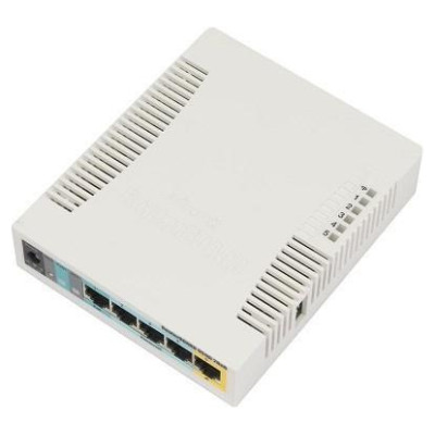 Mikrotik Access Point|MIKROTIK|IEEE 802.11b|IEEE 802.11g|IEEE 802.11n|1xUSB 2.0|5x10/100M|RB951UI-2HND