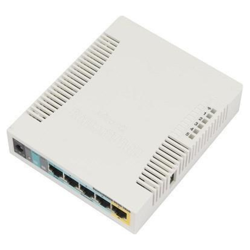Mikrotik Access Point|MIKROTIK|IEEE 802.11b|IEEE 802.11g|IEEE 802.11n|1xUSB 2.0|5x10/100M|RB951UI-2HND