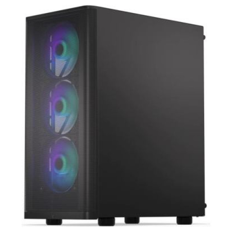Endorfy Case|ENDORFY|Ventum 200 ARGB|MidiTower|Case product features Transparent panel|Not included|ATX|MicroATX|MiniITX|Colour Black|EY2A014