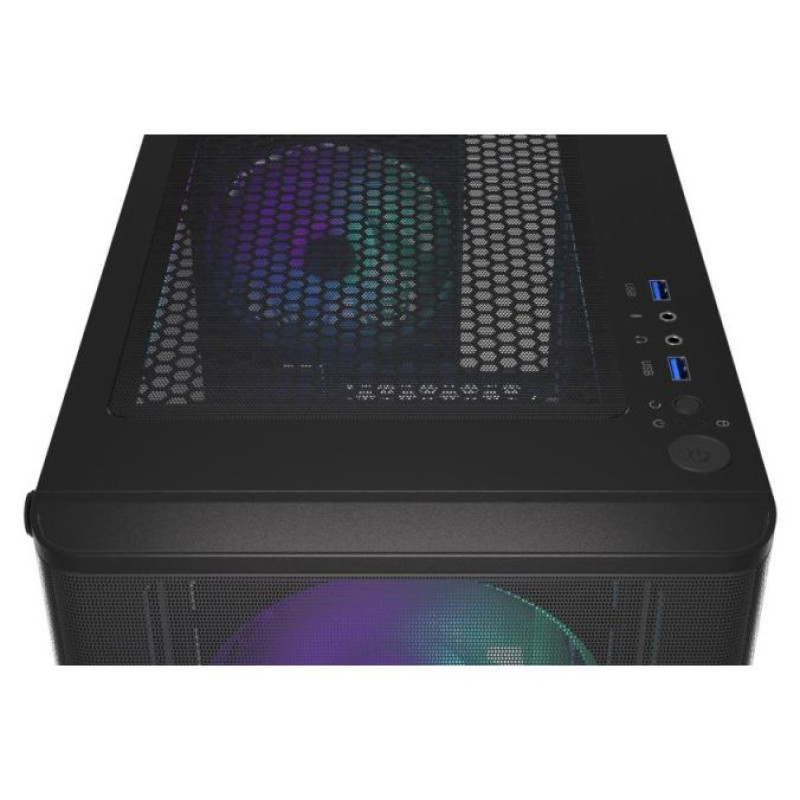 Endorfy Case|ENDORFY|Ventum 200 ARGB|MidiTower|Case product features Transparent panel|Not included|ATX|MicroATX|MiniITX|Colour Black|EY2A014