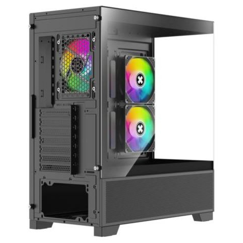 Xilence Case|XILENCE|XG172|MidiTower|Case product features Fan control panel/Transparent panel|Not included|Colour Black|XG172