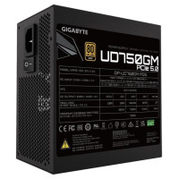 Gigabyte Power Supply|GIGABYTE|750 Watts|Efficiency 80 PLUS GOLD|PFC Active|MTBF 100000 hours|GP-UD750GMPG5