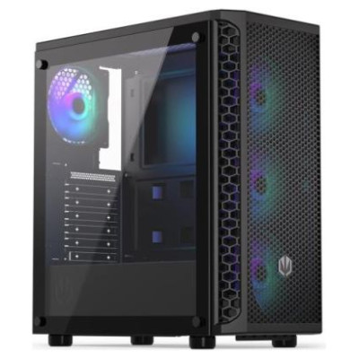Endorfy Case|ENDORFY|Signum 300 ARGB|MidiTower|Case product features Transparent panel|Not included|ATX|MicroATX|MiniITX|Colour Black|EY2A006