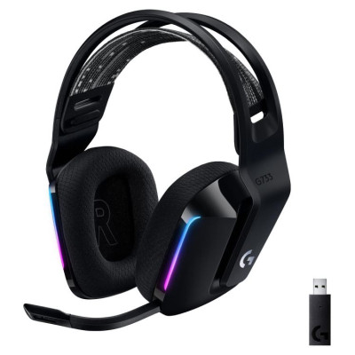 Logitech HEADSET GAMING G733 RGB WRL/BLACK 981-000864 LOGITECH