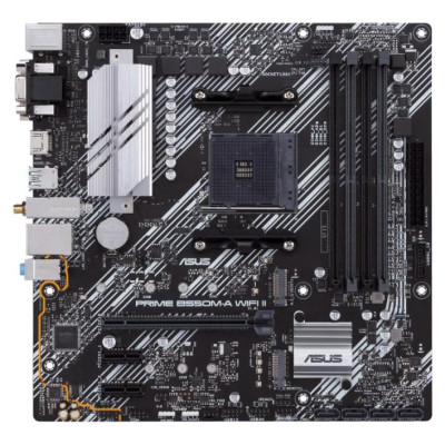 Asus Mainboard|ASUS|AMD B550|SAM4|MicroATX|Memory DDR4|Memory slots 4|2xPCI-Express 3.0 1x|1xPCI-Express 4.0 16x|2xM.2|1x15pin D-sub|1xDVI-D|1xHDMI|2xAudio-In|1xAudio-Out|6xUSB 3.2|1xPS/2|1xRJ45|PRIMEB550M-AWIFIII