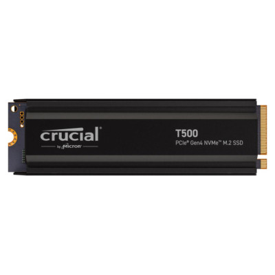 Crucial SSD|CRUCIAL|T500|1TB|M.2|PCIe Gen4|NVMe|3D NAND|Write speed 6800 MBytes/sec|Read speed 7300 MBytes/sec|TBW 600 TB|CT1000T500SSD5