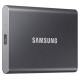 Samsung External SSD|SAMSUNG|T7|2TB|USB 3.2|Write speed 1000 MBytes/sec|Read speed 1050 MBytes/sec|MU-PC2T0T/WW