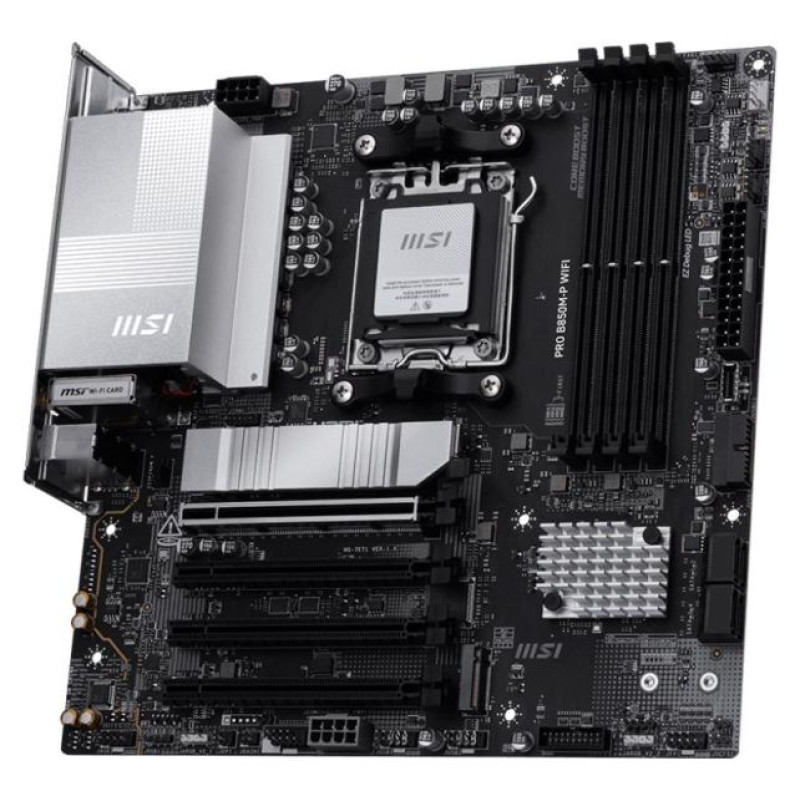 MSI Mainboard|MSI|AMD B850|SAM5|Micro-ATX|Memory DDR5|Memory slots 4|PROB850M-PWIFI