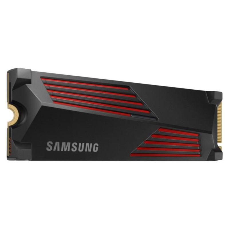 Samsung SSD|SAMSUNG|990 PRO with Heatsink|2TB|M.2|PCIE|NVMe|MLC|Write speed 6900 MBytes/sec|Read speed 7450 MBytes/sec|2.3mm|TBW 1200 TB|MTBF 1500000 hours|MZ-V9P2T0GW