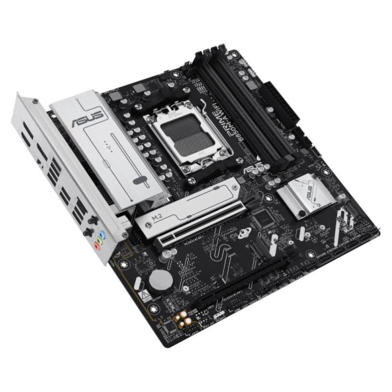 Asus Mainboard|ASUS|AMD B850|SAM5|Micro-ATX|Memory DDR5|Memory slots 4|1xPCI-Express 4.0 16x|1xPCI-Express 5.0 16x|3xM.2|1xHDMI|2xDisplayPort|4xUSB 2.0|4xUSB 3.2|1xRJ45|3xAudio port|PRIMEB850M-AWIFI