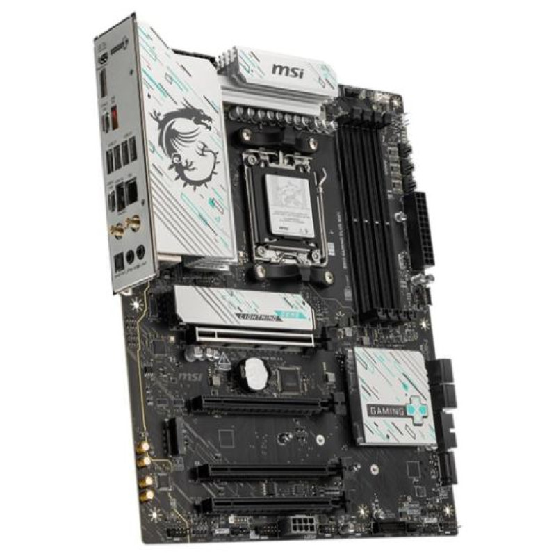 MSI Mainboard|MSI|AMD B850|SAM5|ATX|Memory DDR5|Memory slots 4|4xPCI-Express 16x|3xM.2|1xDisplayPort|1xAudio-In|1xAudio-Out|1xMicrophone|4xUSB 2.0|2xUSB 3.2|2xUSB-C|1xOptical S/PDIF|1xRJ45|B850GAMINGPLUSWIFI