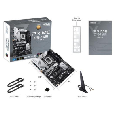 Asus Mainboard|ASUS|Intel Z790|LGA1700|ATX|Memory DDR5|Memory slots 4|1xPCI-Express 3.0 1x|3xPCI-Express 4.0 16x|1xPCI-Express 5.0 16x|3xM.2|1xHDMI|1xDisplayPort|4xUSB 2.0|3xUSB 3.2|1xUSB-C|1xPS/2|1xRJ45|3xAudio port|PRIMEZ790-PWIFI