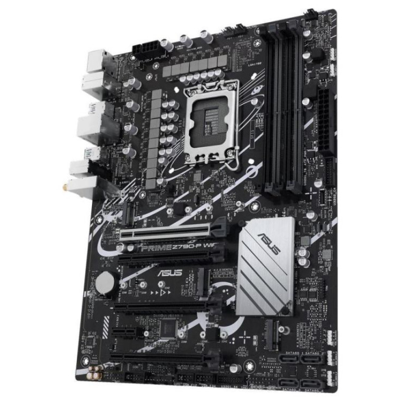 Asus Mainboard|ASUS|Intel Z790|LGA1700|ATX|Memory DDR5|Memory slots 4|1xPCI-Express 3.0 1x|3xPCI-Express 4.0 16x|1xPCI-Express 5.0 16x|3xM.2|1xHDMI|1xDisplayPort|4xUSB 2.0|3xUSB 3.2|1xUSB-C|1xPS/2|1xRJ45|3xAudio port|PRIMEZ790-PWIFI