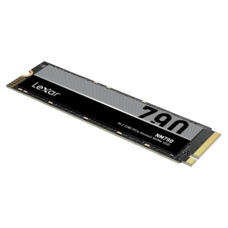 Lexar SSD|LEXAR|NM790|4TB|M.2|PCIe Gen4|NVMe|Write speed 6500 MBytes/sec|Read speed 7400 MBytes/sec|2.45mm|TBW 3000 TB|MTBF 1500000 hours|LNM790X004T-RNNNG