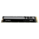 Lexar SSD|LEXAR|NM790|4TB|M.2|PCIe Gen4|NVMe|Write speed 6500 MBytes/sec|Read speed 7400 MBytes/sec|2.45mm|TBW 3000 TB|MTBF 1500000 hours|LNM790X004T-RNNNG