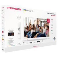Thomson TV Set|THOMSON|43"|4K/Smart|QLED|3840x2160|Google TV|White|43UG4S14W