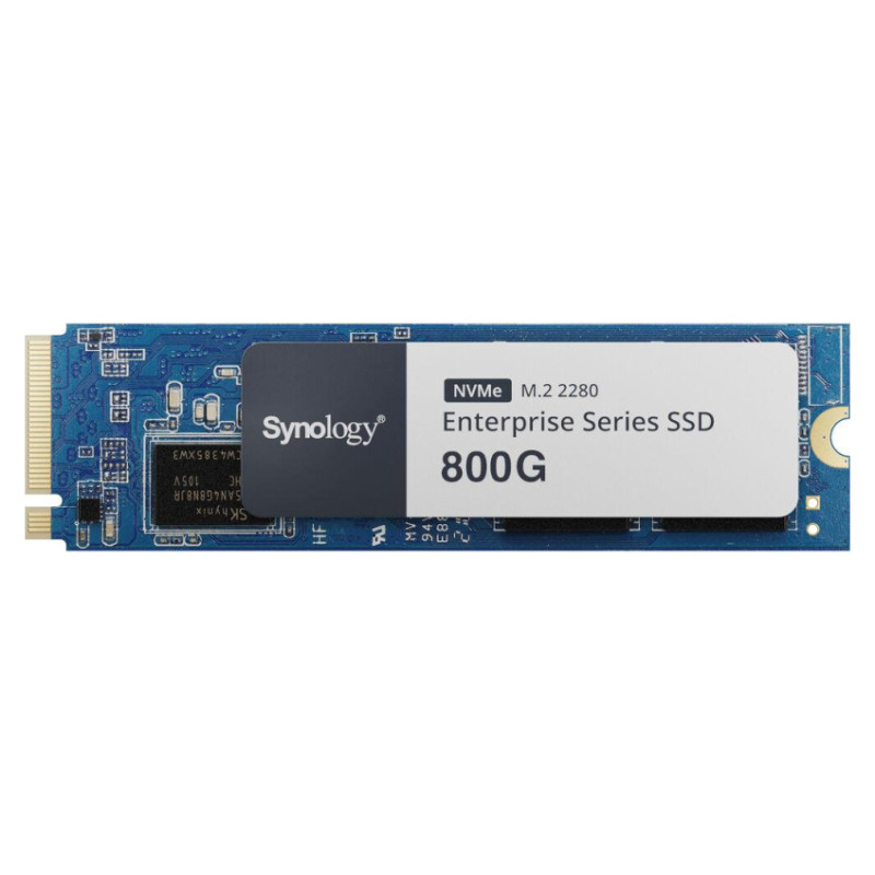 Synology SSD|SYNOLOGY|800GB|M.2|NVMe|Write speed 1000 MBytes/sec|Read speed 3000 MBytes/sec|TBW 1400 TB|SNV5420-800G