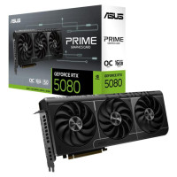 Asus Graphics Card|ASUS|NVIDIA GeForce RTX 5080|16 GB|GDDR7|256 bit|PCIE 5.0 16x|1xHDMI|3xDisplayPort|PRIME-RTX5080-O16G